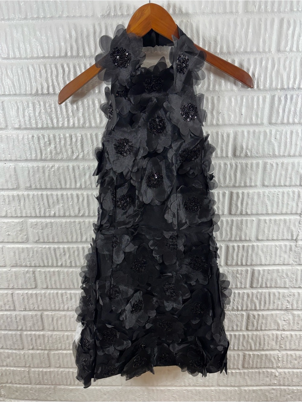 Elliatt Cherry Blossom Mini Dress Black Small NWT - Picture 4 of 8